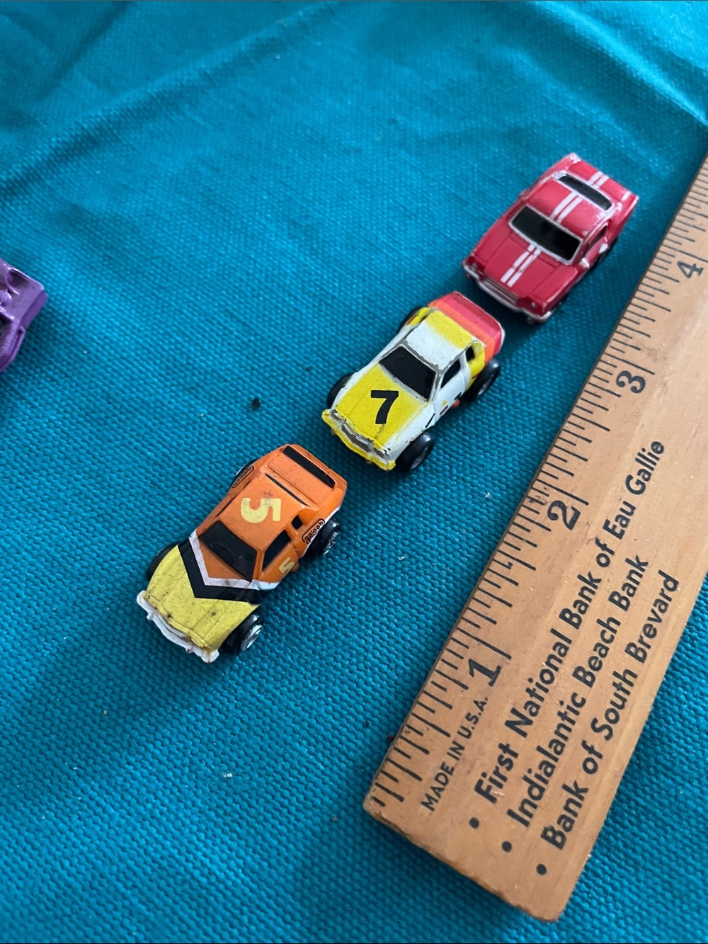 Kids Toy Race Car Set - Orange, Yellow, Red